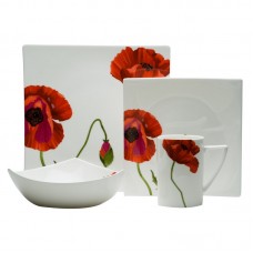 Red Vanilla Summer Sun 4 Piece Place Setting, Service for 1 RVZ1703